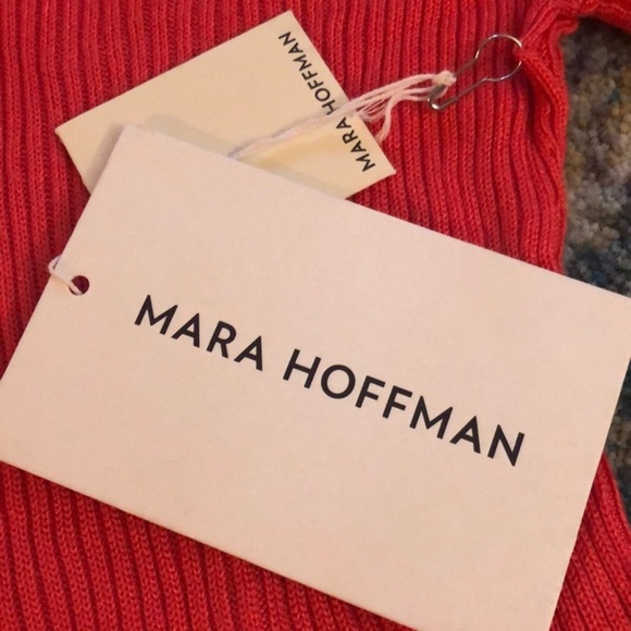 NWT MARA HOFFMAN MARLA POPPY SWEATER $300 fall colorful designer classic boho - Picture 6 of 7